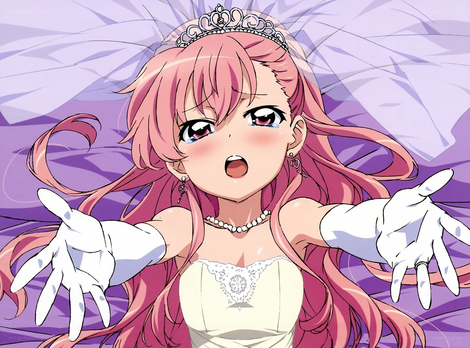 pink-haired anime princess