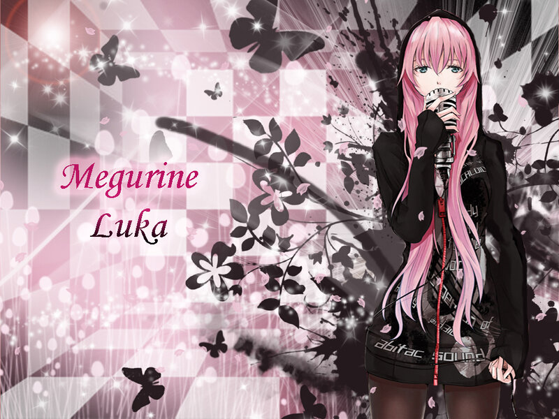Pink-haired Anime Singer — Pink, Dramatic, Digital Art