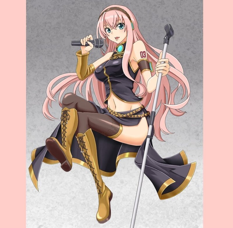 Pink-haired Anime Singer — Pink, Dynamic