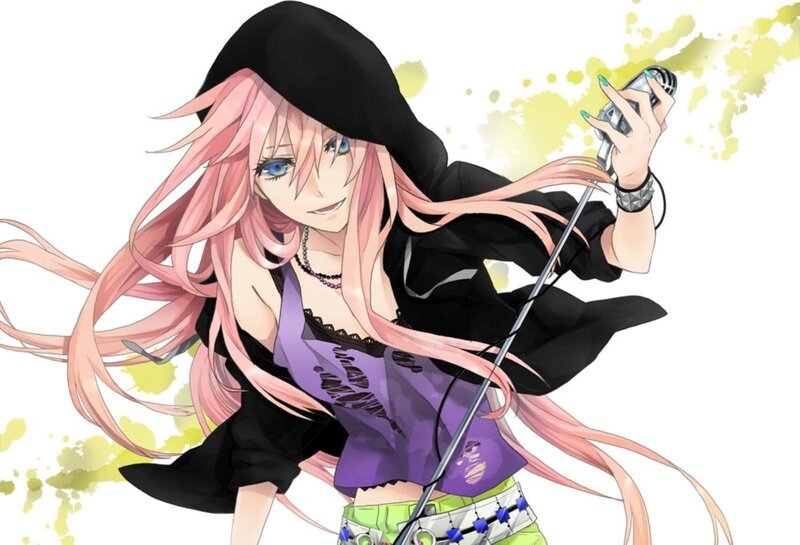 Pink-haired Anime Singer — Pink