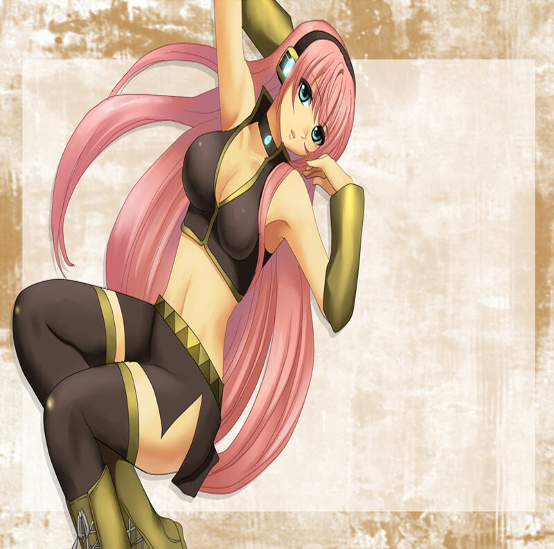 Pink-haired Anime Woman — Pink, Playful