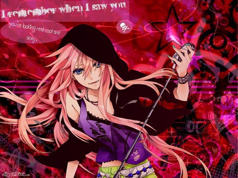 Pink-haired Anime Woman — Red, Energetic