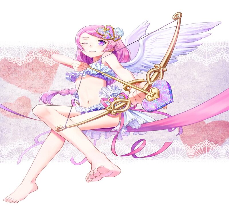 Pink-haired Archer Angel