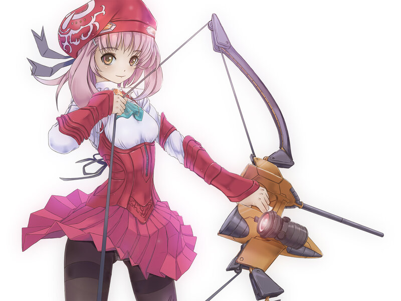 Pink-haired Archer Girl