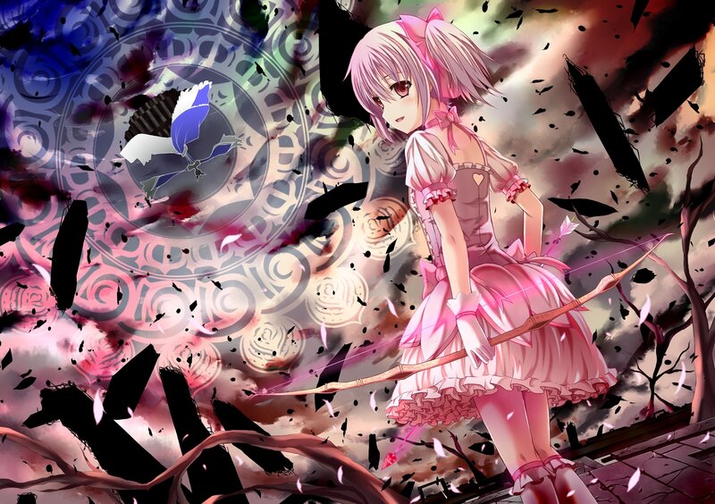 Pink-haired archer in chaos