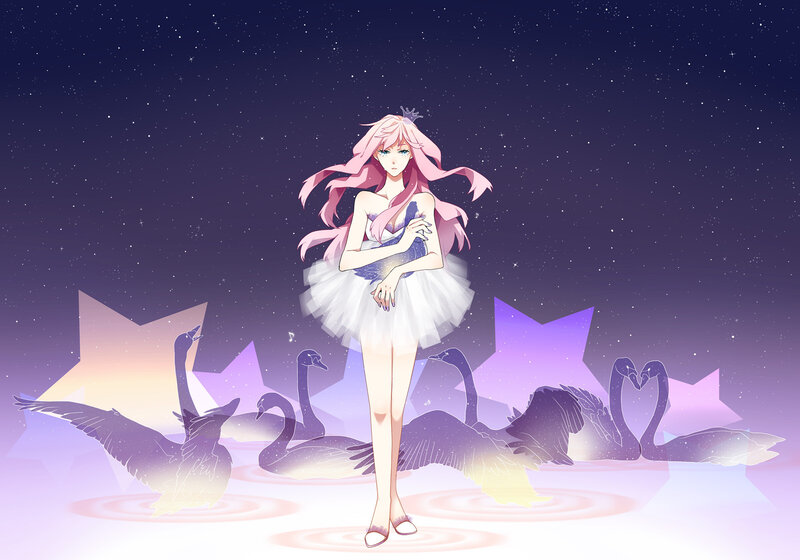 Pink-haired Ballerina