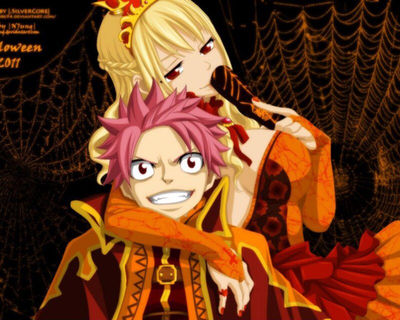 Pink-haired Boy and Blonde Girl — Orange