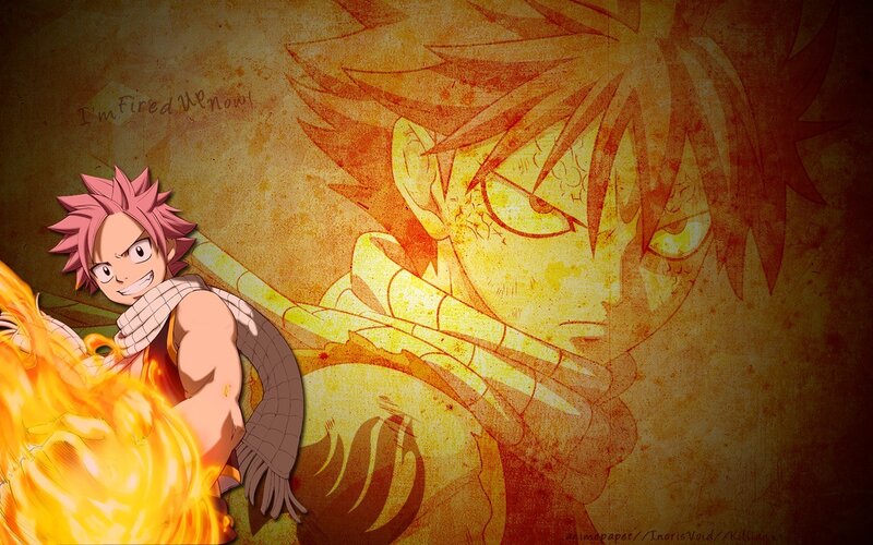 Pink-haired Boy with Fire — Orange, Dramatic