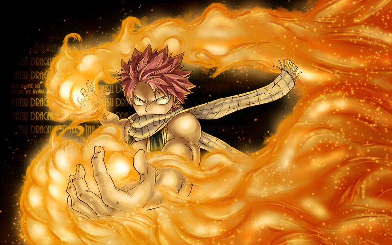 Pink-haired Boy with Fire — Orange