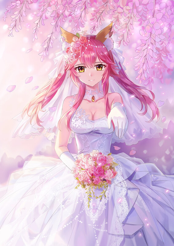 Pink-haired Bride — Pink, Serene, Spring
