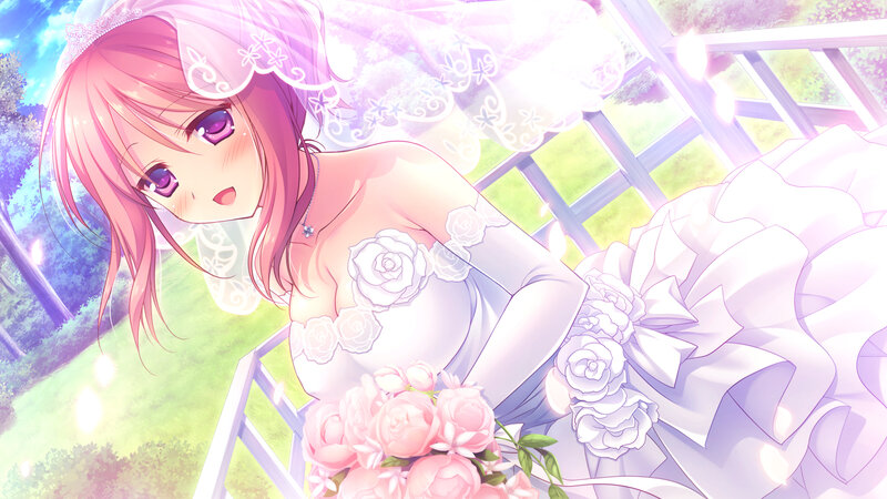 Pink-haired Bride — Pink, Serene