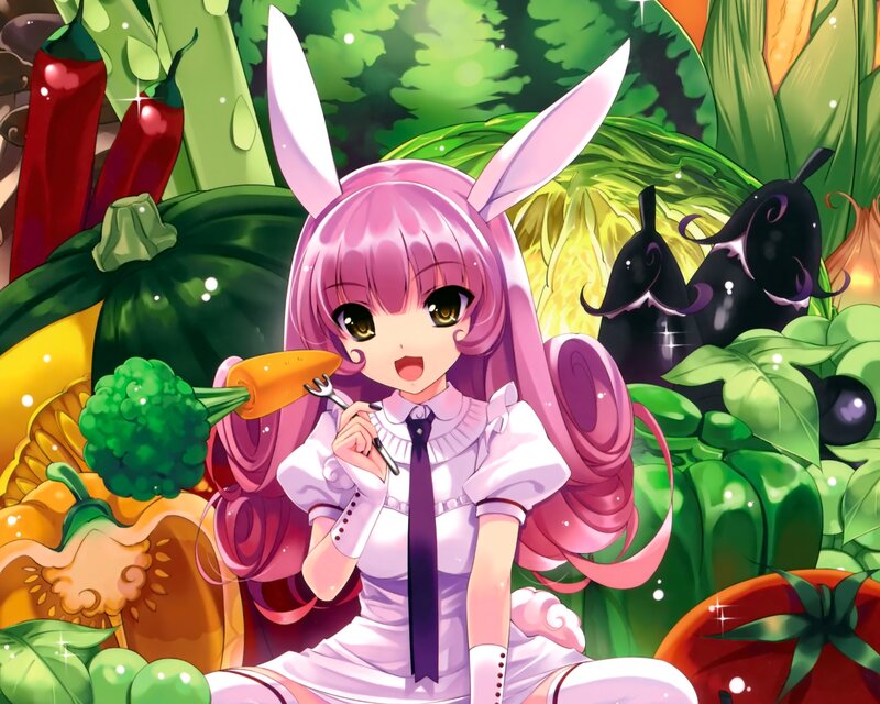 Pink-haired Bunny Girl — Pink, Playful