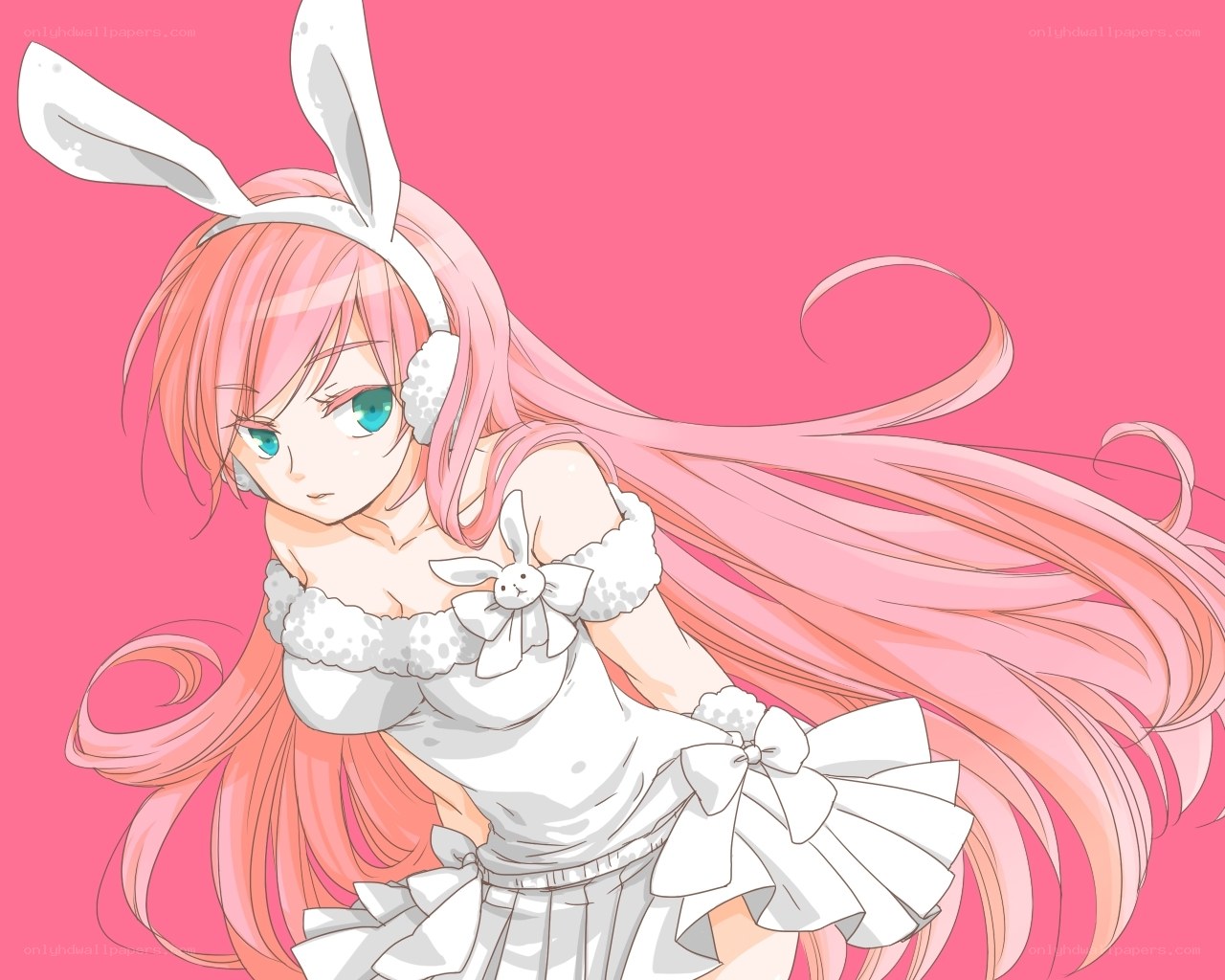 pink-haired bunny girl
