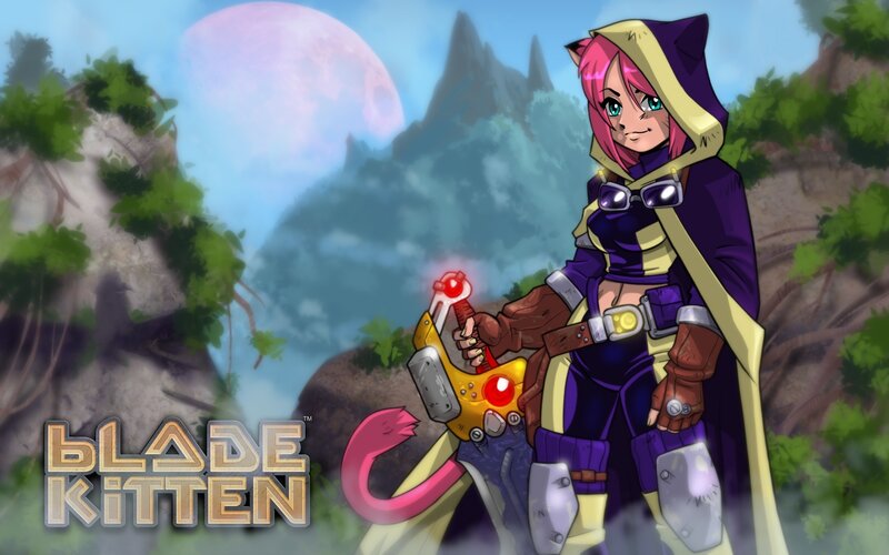 Pink-haired Cat Girl