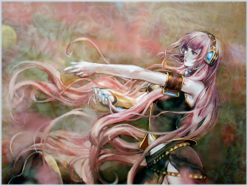 Pink-haired Character Dancing — Pink, Dynamic