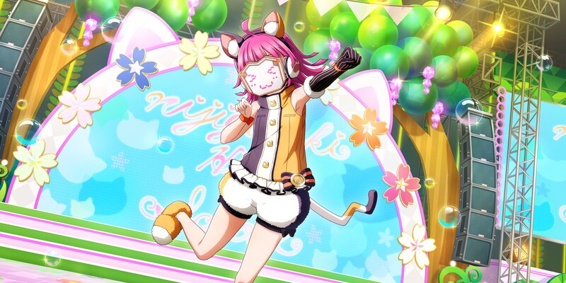 Pink-haired Character Dancing — Pink