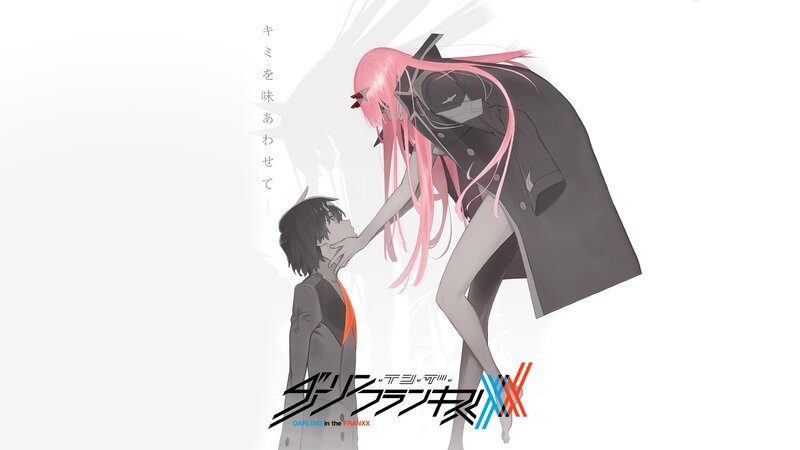 Pink-haired Character Holding Boy