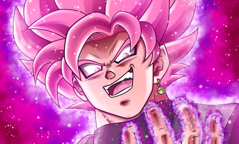 Pink-haired Character — Pink, Dramatic