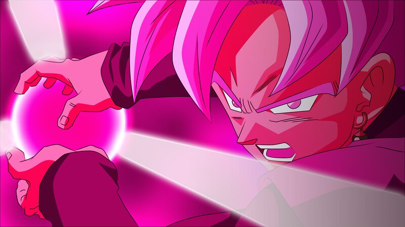 Pink-haired Character — Pink, Intense