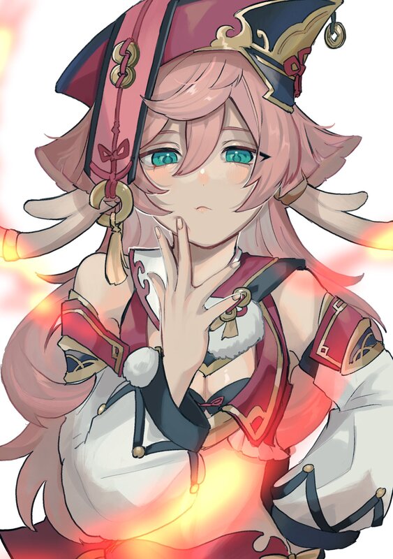 Pink-haired Character — Pink, Playful, Anime