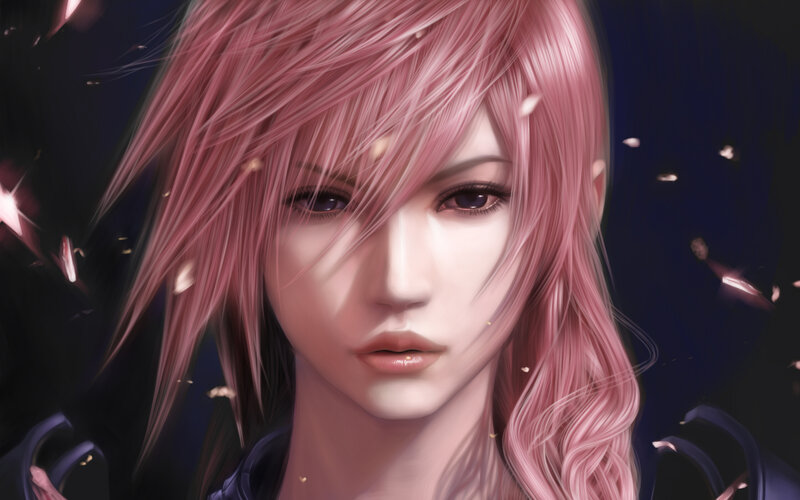 Pink-haired Character — Pink