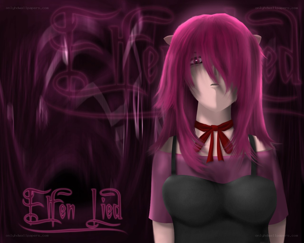 pink-haired character portrait