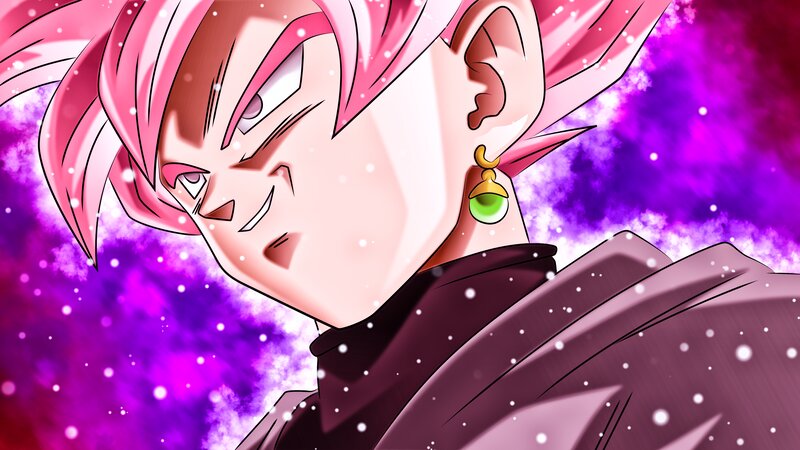 Pink-haired Character — Purple, Dramatic, Anime