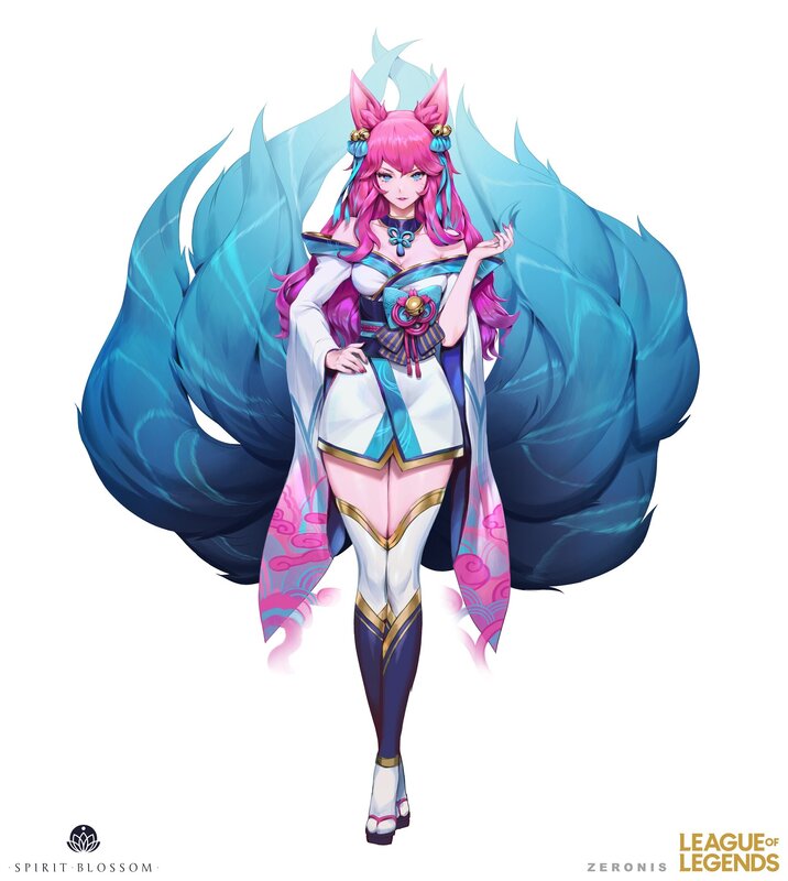 Pink-haired Character with Fox Ears