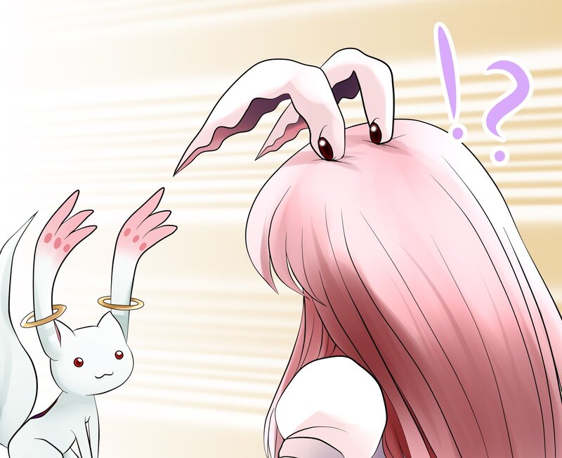 pink-haired character with rabbit ears
