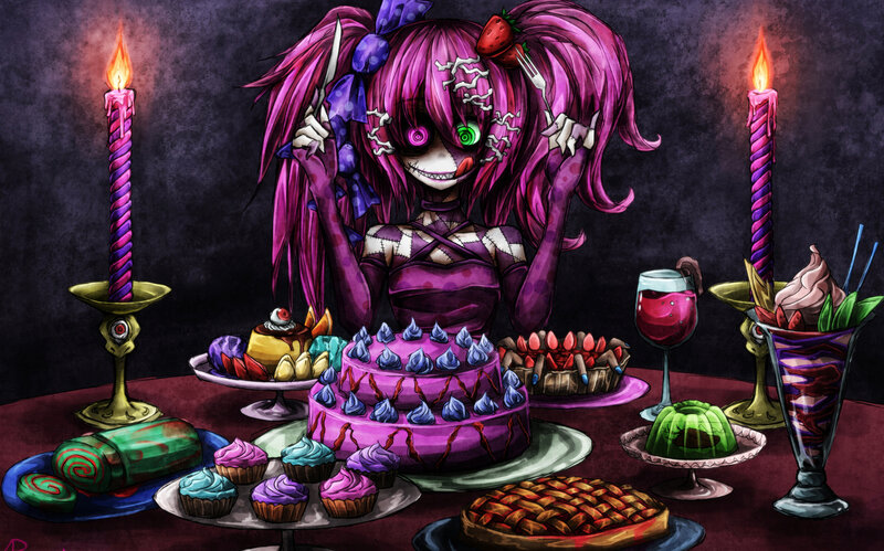 Pink-haired Doll-like Character