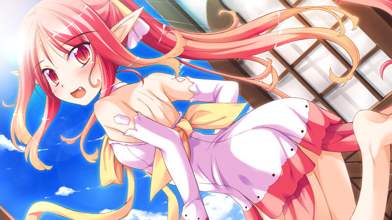 Pink-haired Elf Girl — Blue