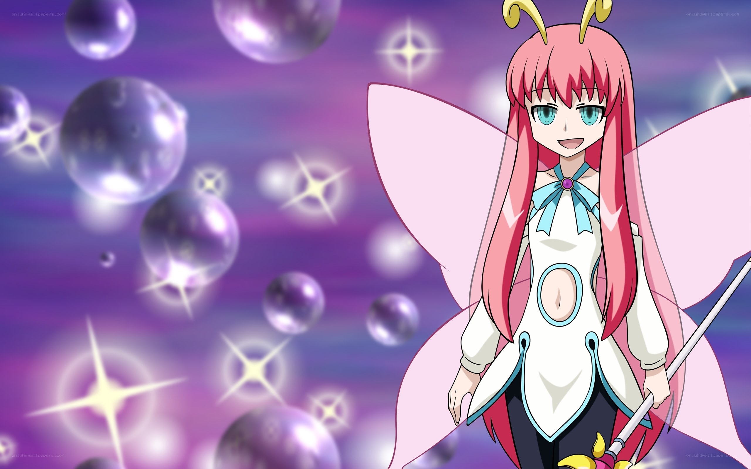 pink-haired fairy character