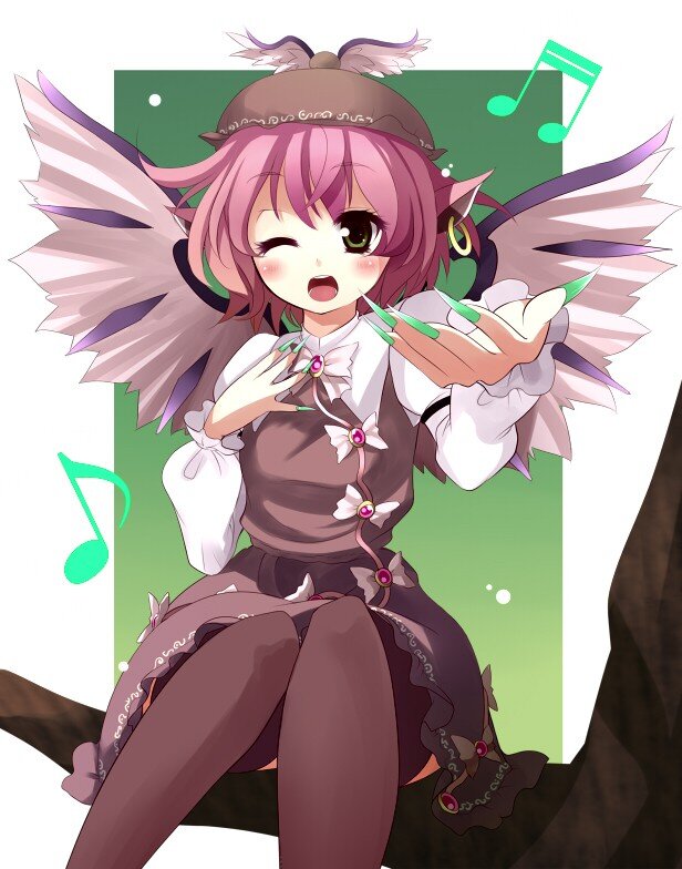 pink-haired fairy girl