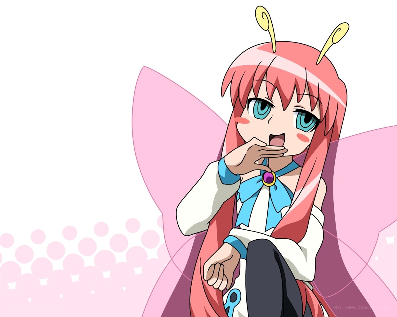 pink-haired fairy girl
