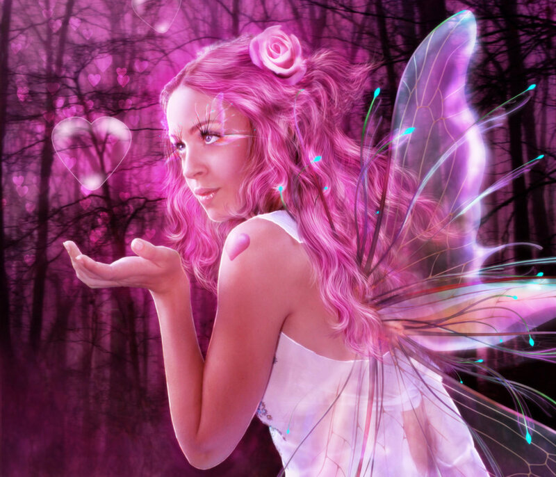 Pink-haired Fairy — Pink, Magical