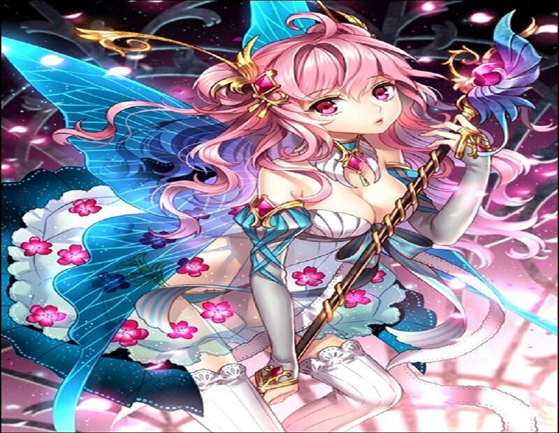 Pink-haired Fairy with Staff