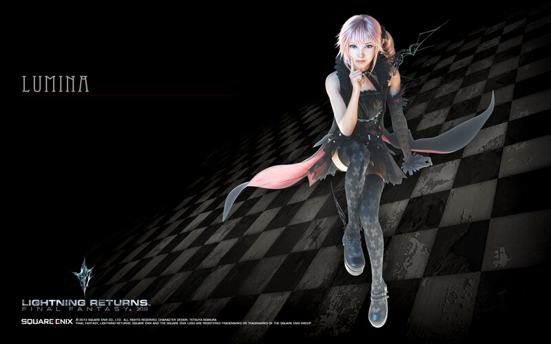 Pink-haired Female Character — Black, Dramatic