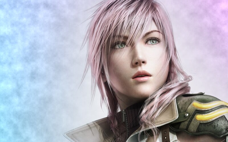 Pink-haired Female Character — Pink, Dramatic