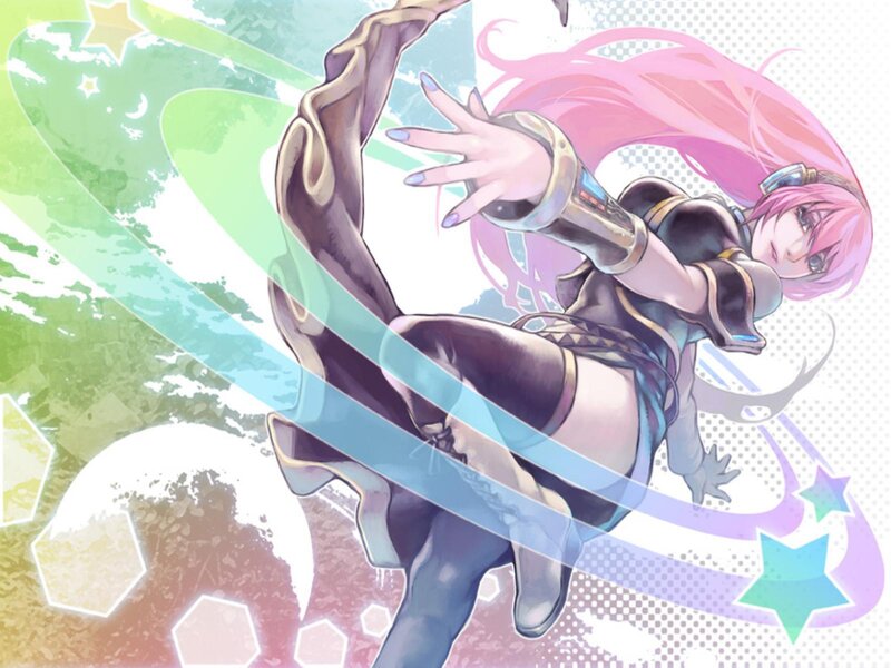 Pink-haired Female Character