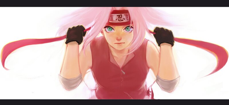Pink-haired Female Ninja — Pink