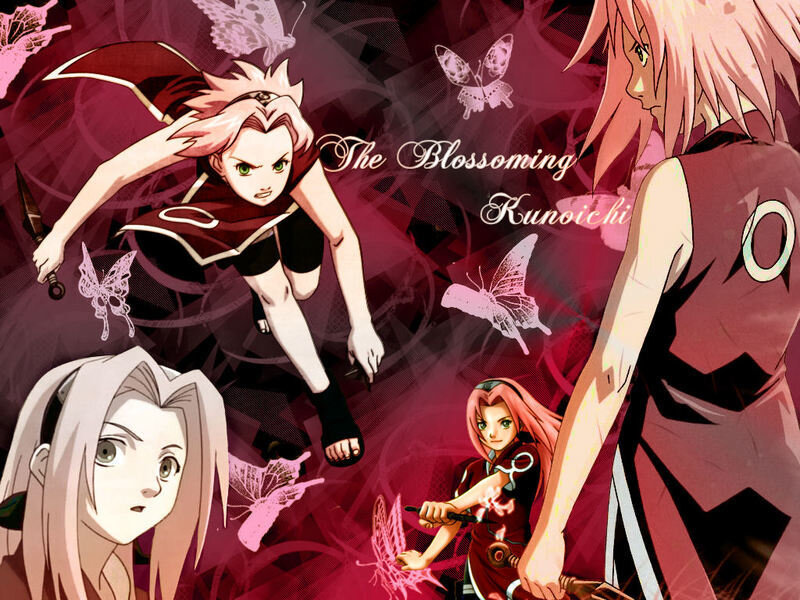 Pink-haired Female Ninja