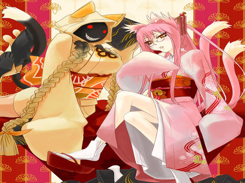 Pink-haired Fox Girl — Red