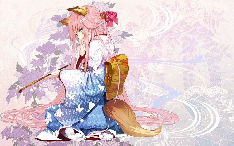 Pink-haired Fox Girl