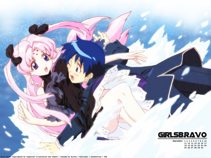 Pink-haired Girl and Blue-haired Boy — Blue