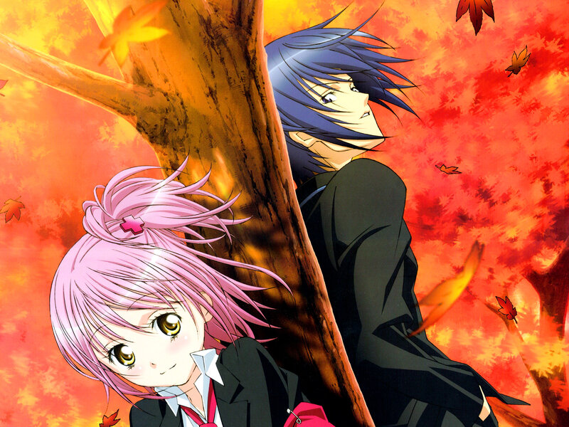 Pink-haired Girl and Blue-haired Boy — Red