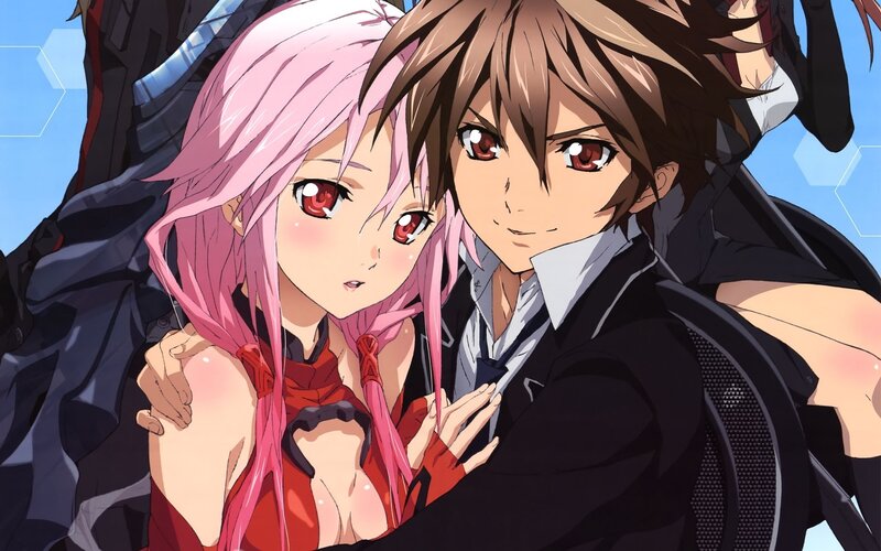 Pink-haired Girl and Brown-haired Boy