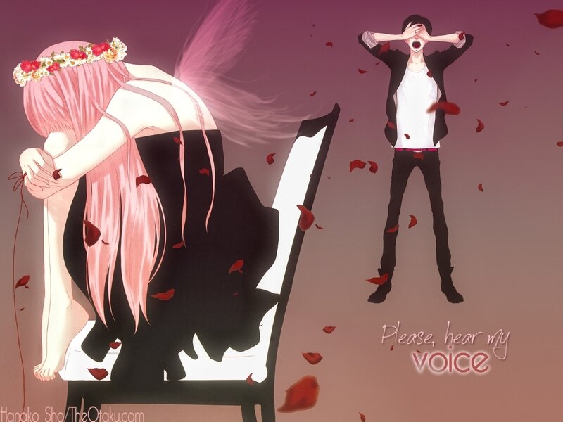 Pink-haired Girl and Man