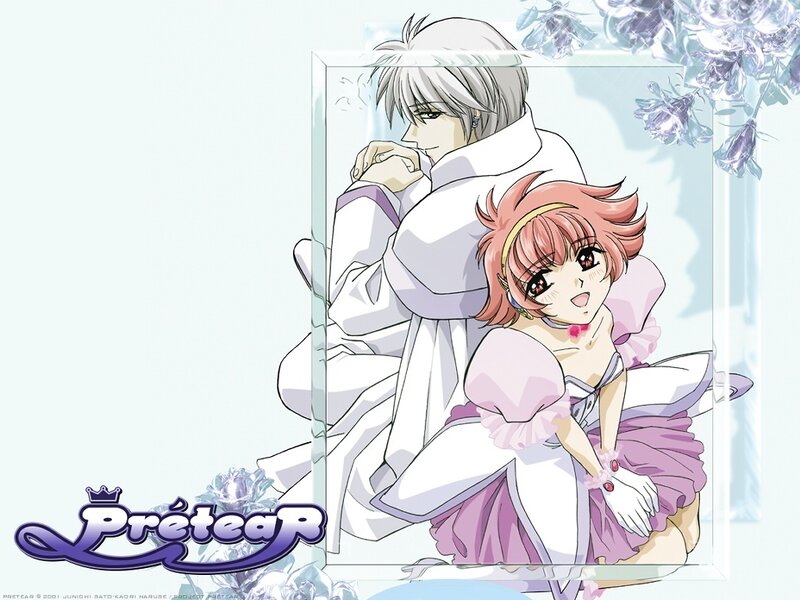 Pink-haired Girl and Silver-haired Man