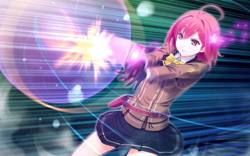 Pink-haired Girl Casting Spell — Pink, Dramatic, Anime