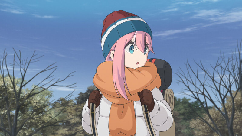 Pink-haired Girl Hiking